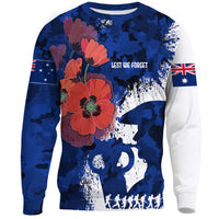 Polynesian Pride Clothing - Anzac Day Silhouette Soldier.Sweatshirt - Polynesian Pride
