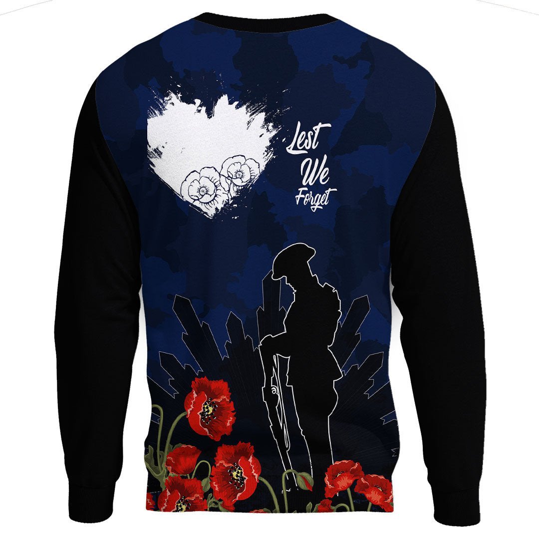 Polynesian Pride Clothing - Anzac Day Camouflage Lest We Forget.Sweatshirt - Polynesian Pride