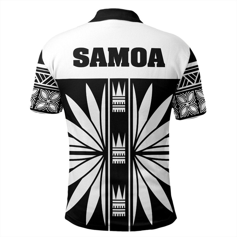 Polynesian Pride Apparel Samoa Black Saturday Polo Shirt LT10 - Polynesian Pride