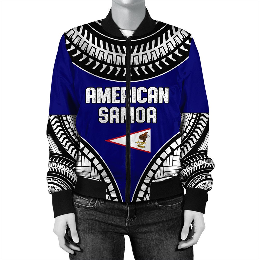 Polynesian Pride Jacket - American Samoa Tattoo Chief Bomber Jacket LT10 - Polynesian Pride