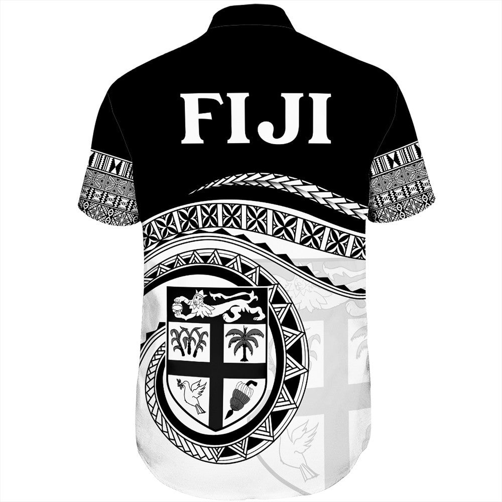 Polynesian Pride Shirt - Fiji Rugby Concept Short Sleeve Shirt LT10 - Polynesian Pride