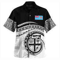 Polynesian Pride Fijian Shirt - Fiji Rugby Concept Beach Shirt LT10 Unisex Black - Polynesian Pride