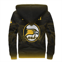 Polynesian Pride Hoodie - Personalized Hawaii Class Of Nanakuli Golden Hawks Sherpa Hoodie LT10 - Polynesian Pride