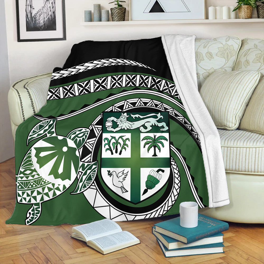 Polynesian Pride Home Set - Fiji Masi Turtle Blanket LT10 - Polynesian Pride