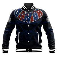 Polynesian Pride Jacket - American Samoa Forever Baseball Jacket LT10 Unisex Black - Polynesian Pride