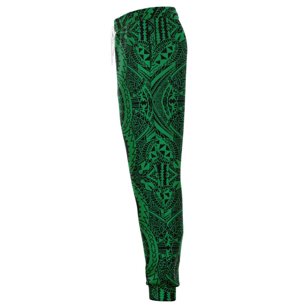 Polynesian Symmetry Green Joggers - Polynesian Pride
