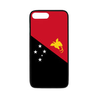 Papua New Guinea Flag Phone Case One Size 8 plus (5.5”) Red & Black - Polynesian Pride