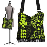 Hawaii Polynesian Crossbody Boho Handbag Neon Crossbody Boho Handbag One Size Neon - Polynesian Pride
