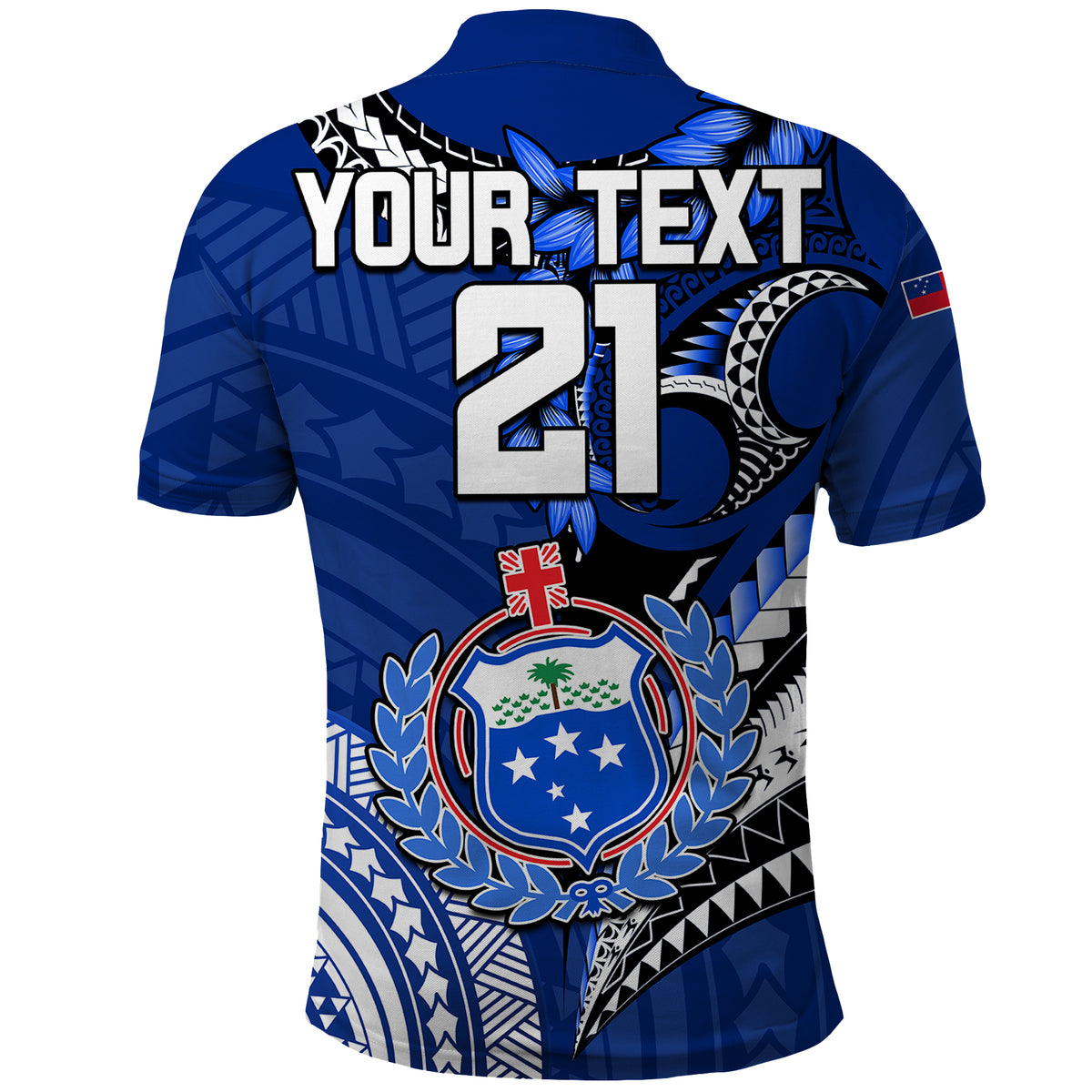 (Custom Text and Number) Manu Samoa Rugby 7s Polo Shirt LT9 - Polynesian Pride