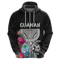 Custom Guam Tribal Latte Stone Tropical Hoodie LT9 - Polynesian Pride