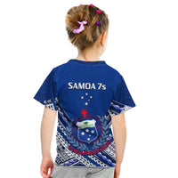 Samoan Rugby Manu Samoa 7s Polynesian Pattern Kid T Shirt LT14 - Polynesian Pride