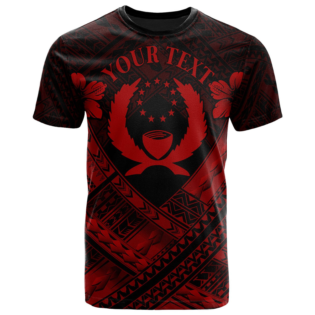 Pohnpei Custom PolynesianT Shirts Pohnpei Red Seal Camisole Hibiscus Style Unisex Red - Polynesian Pride