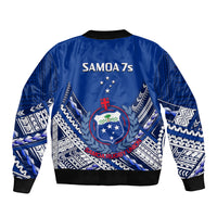 Samoan Rugby Manu Samoa 7s Polynesian Pattern Bomber Jacket LT14 - Polynesian Pride