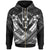 Kosrae Polynesian Custom Zip up Hoodie Kosrae White Camisole Hibiscus Style Unisex White - Polynesian Pride