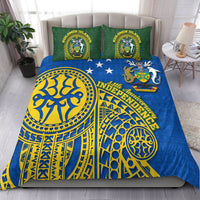 Solomon Islands Independence Anniversary 44th Years Bedding Set - LT12 Bedding Set Blue - Polynesian Pride