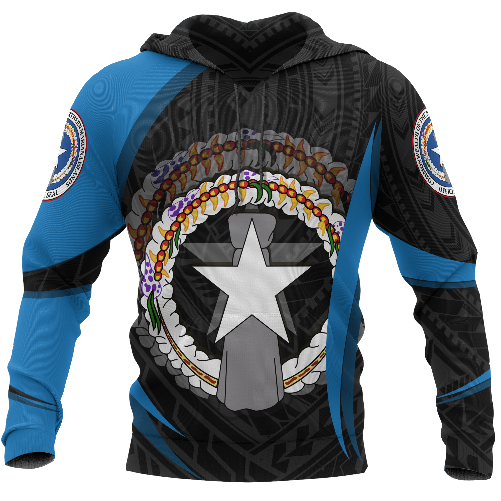 Northern Mariana Islands Hoodie Northern Mariana Islands Spirit Unisex BLACK - Polynesian Pride