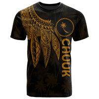 Chuuk T Shirt Polynesian Wings (Golden) Unisex Golden - Polynesian Pride