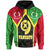 Vanuatu Polynesian Hoodie Vanuatu Flag nd Coat of rms Unisex Black - Polynesian Pride