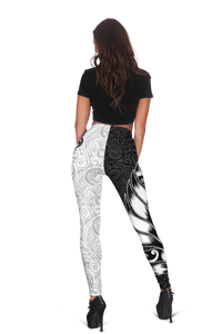 New Zealand Maori All Black Rugby Women Legging - LT2 - Polynesian Pride