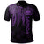 Samoa Polo Shirt Polynesian Wings (Purple) Unisex Purple - Polynesian Pride