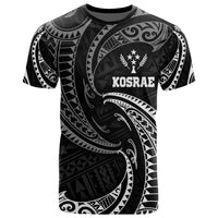 Kosrae Micronesia All Over T Shirt White Tribal Wave Unisex White - Polynesian Pride