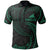 Tokelau Polynesian Polo Shirt Green Tribal Wave Unisex Green - Polynesian Pride