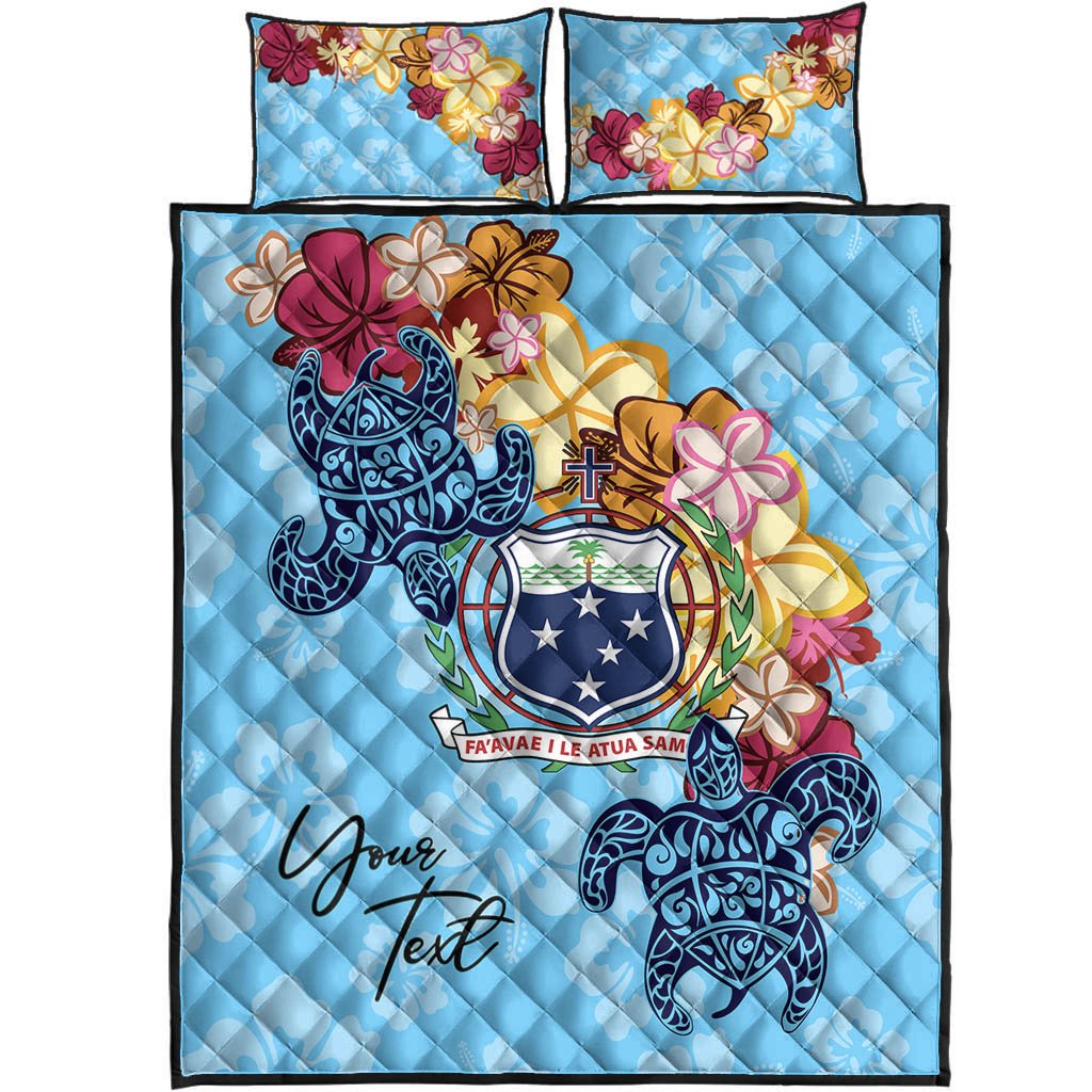 Samoa Custom Personalised Quilt Bed Set - Tropical Style - Polynesian Pride