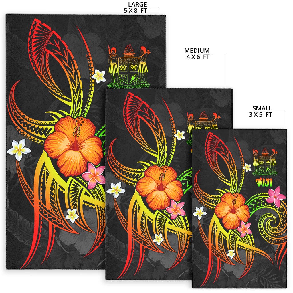 Fiji Polynesian Area Rug - Legend of Fiji (Reggae) - Polynesian Pride