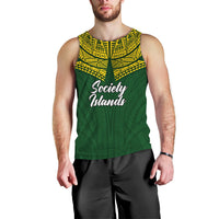Society Islands Pride Men Tank Top - LT12 - Polynesian Pride