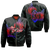 Valentine Day Guam Couple She Mine Bomber Jacket Heart Tribal - LT12 Bomber Jacket Black - Polynesian Pride