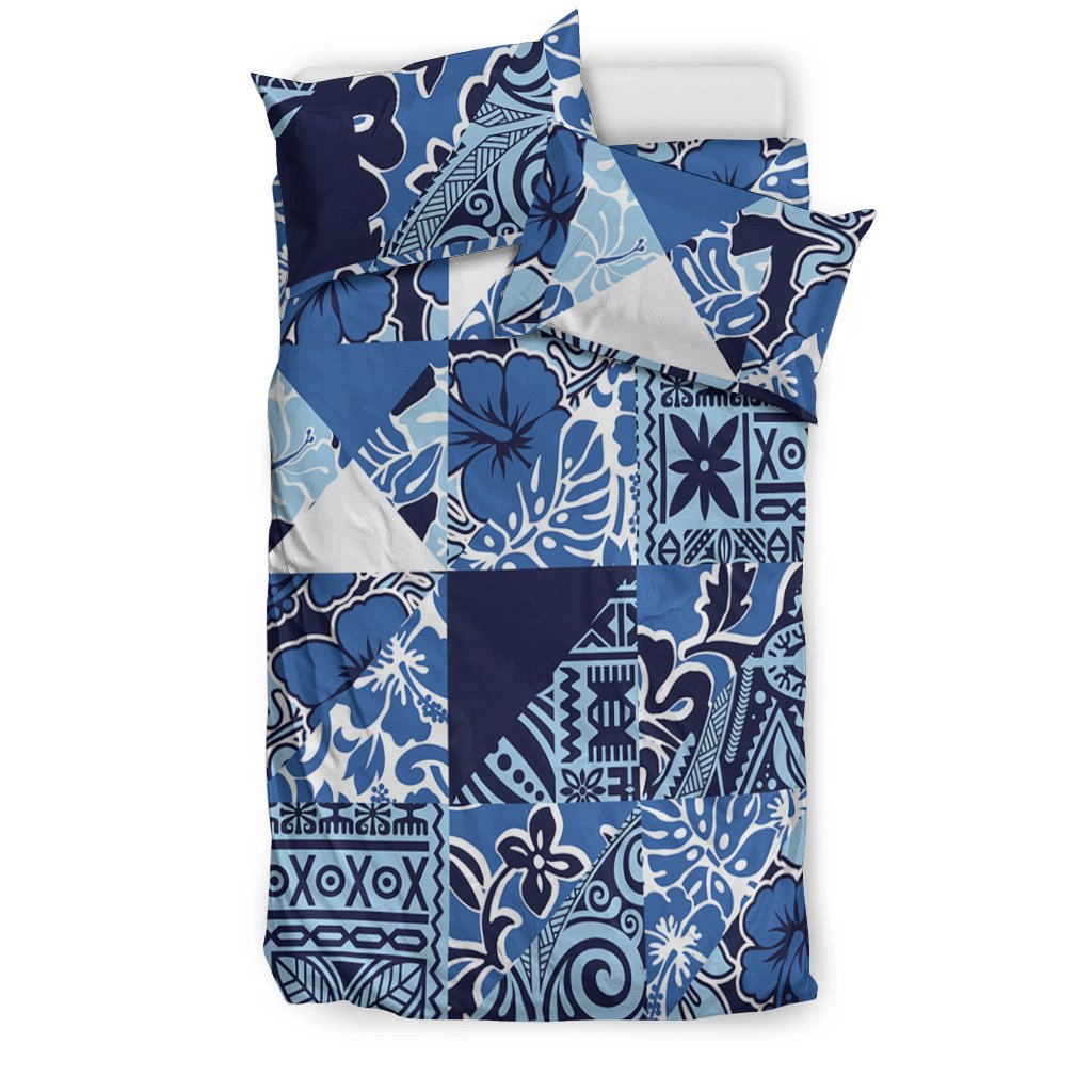 Polynesian Bedding Set - Vintage Hibiscus Fabric Pattern - Polynesian Pride