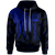 Vanuatu Hoodie Polynesian Wings (Blue) Unisex Blue - Polynesian Pride
