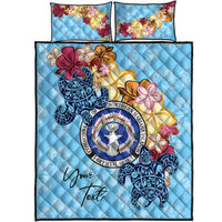 Northern Mariana Islands Custom Personalised Quilt Bed Set - Tropical Style - Polynesian Pride