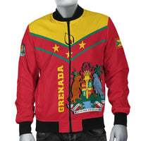 Grenada Bomber Jacket - Proud Grenadian - LT12 - Polynesian Pride