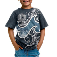 American Samoa Polynesian T Shirt Ocean Style - Polynesian Pride