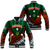 (Custom Personalised) Vanuatu Penama Province Tribal Pattern Baseball Jacket - LT12 Unisex Green - Polynesian Pride