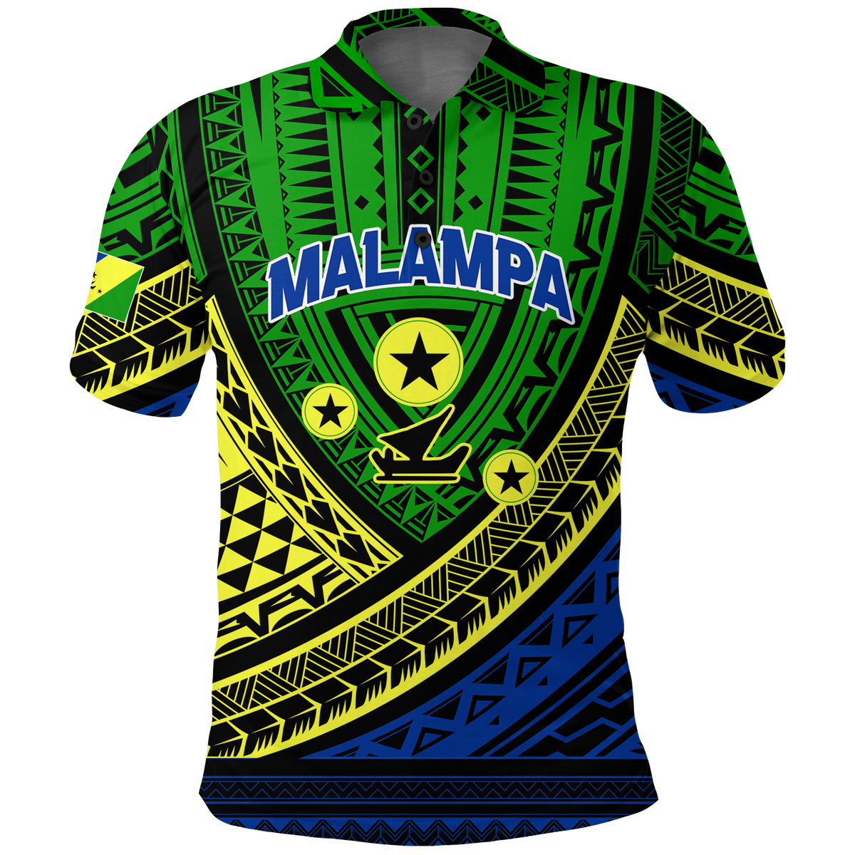 Custom Vanuatu Malampa Province Tribal Pattern Polo Shirt LT12 Unisex Green - Polynesian Pride
