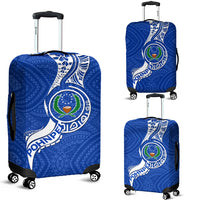 Pohnpei Luggage Covers - Micronesia Pride Blue - LT12 Blue - Polynesian Pride