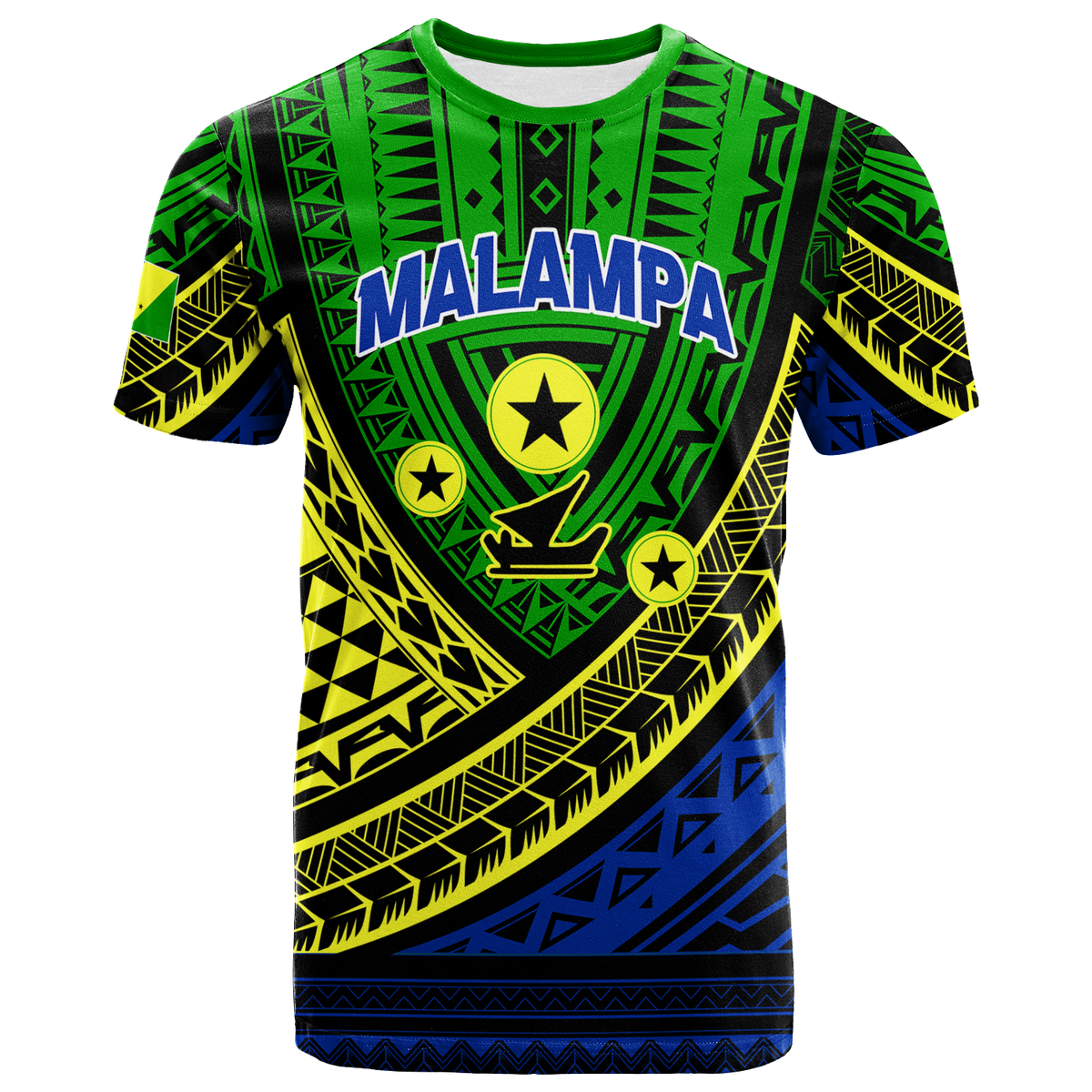 Custom Vanuatu Malampa Province Tribal Pattern T Shirt LT12 Unisex Green - Polynesian Pride