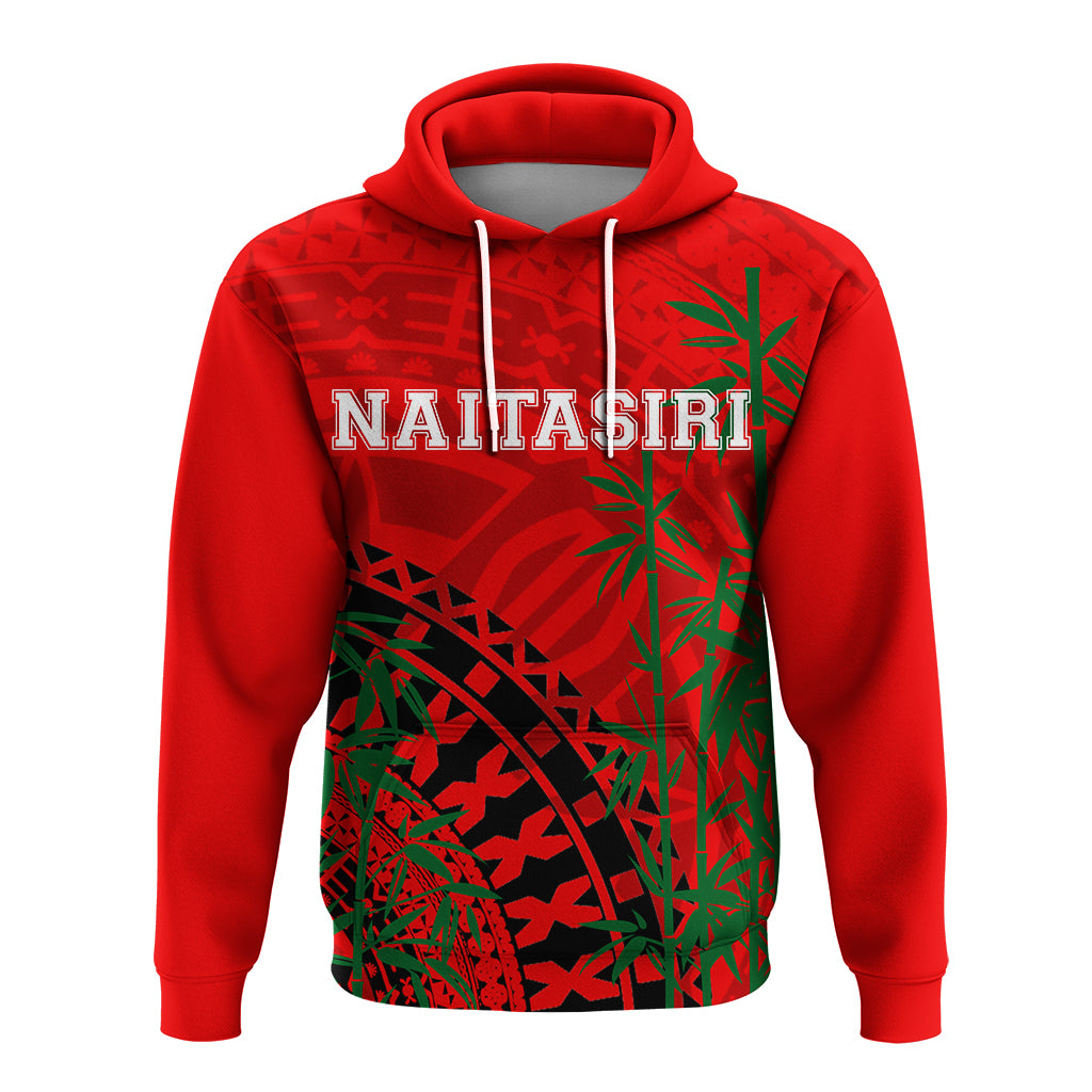 Custom Naitasiri Rugby Union Fiji Hoodie Tapa Pattern LT12 - Polynesian Pride
