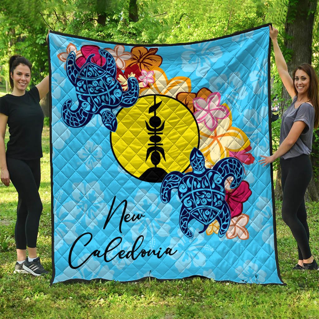 New Caledonia Premium Quilt - Tropical Style Blue - Polynesian Pride