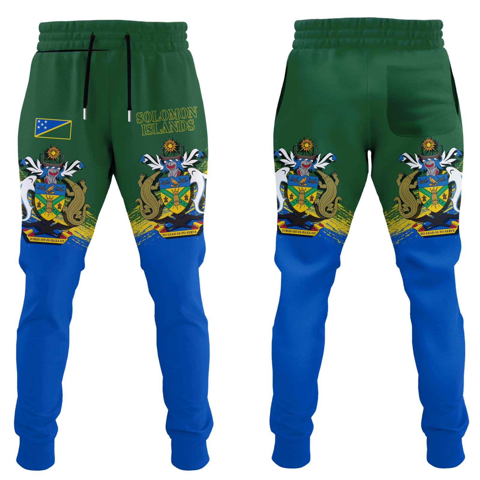Solomon Islands Jogger Pants - Solomon Islands Coat Of Arms Special LT12 Unisex Blue - Polynesian Pride