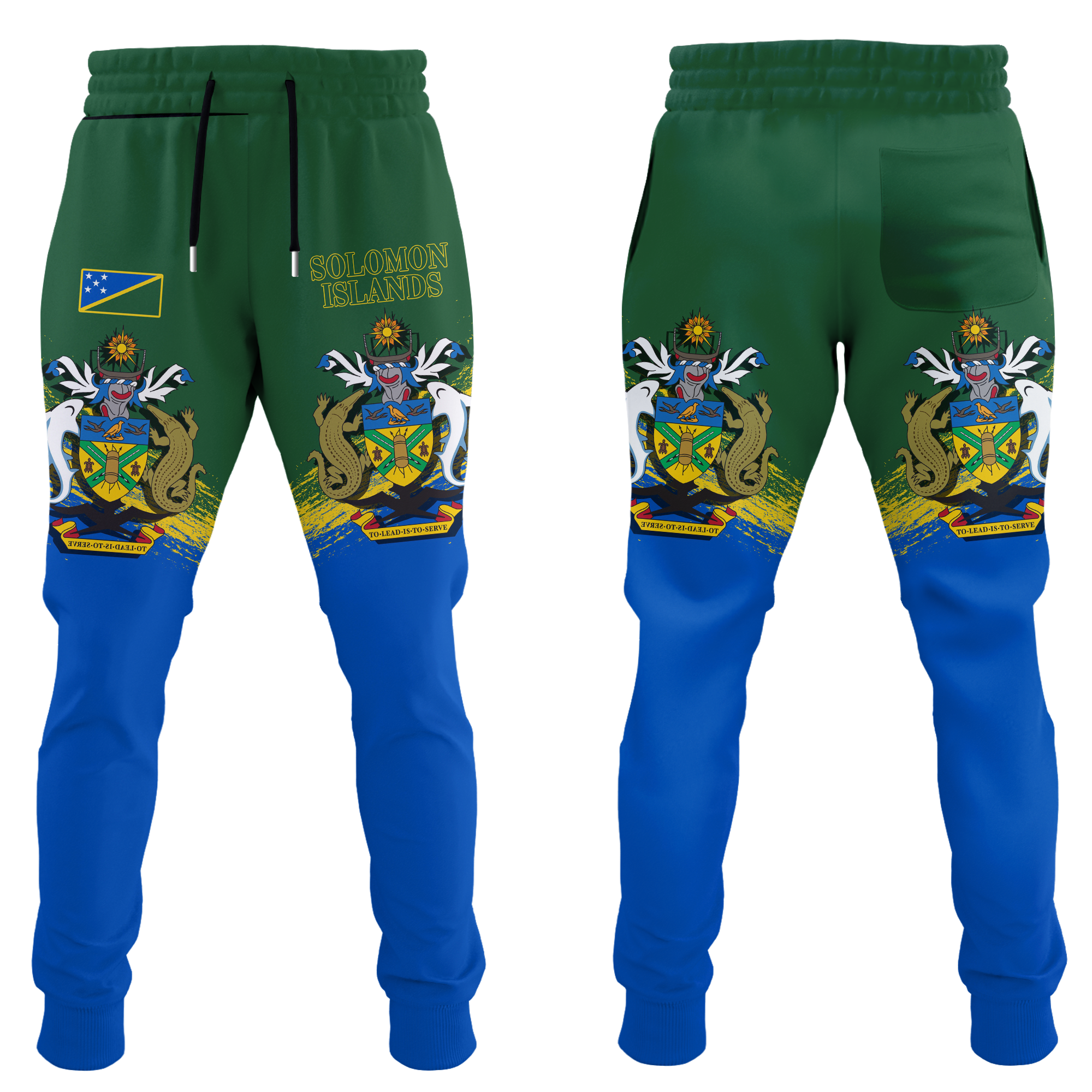 Solomon Islands Jogger Pants - Solomon Islands Coat Of Arms Special LT12 Unisex Blue - Polynesian Pride