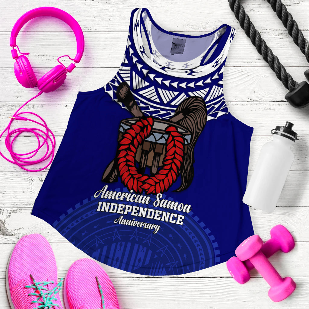 American Samoa Independence Anniversary Pride Women Tank Top - LT12 Women Tank Top Blue - Polynesian Pride