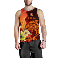 Tonga Men Tank Top - Tribal Tuna Fish - Polynesian Pride