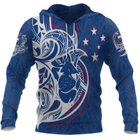 Samoa Polynesian Lion All Over Hoodie - Polynesian Pride
