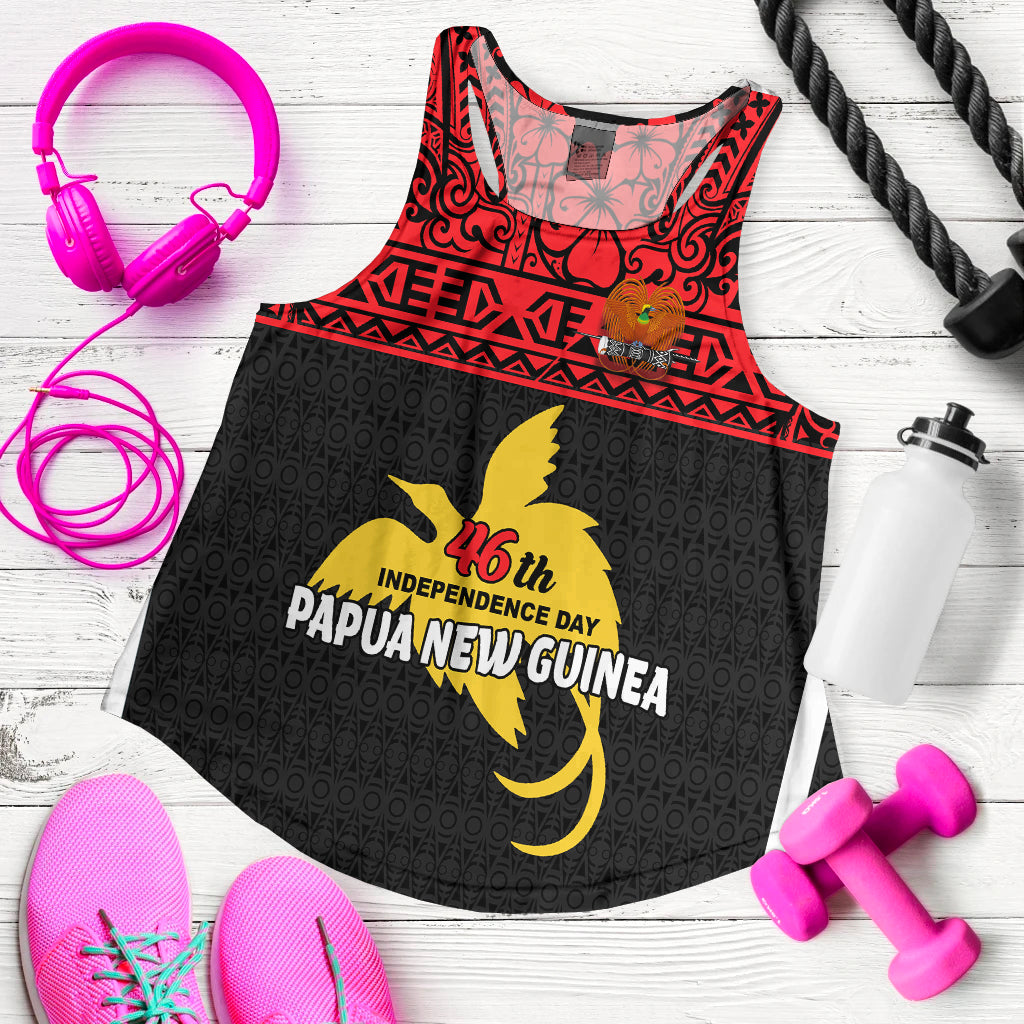 (Custom Personalised) Papua New Guinea Independence Day Women Tank Top - LT12 - Polynesian Pride