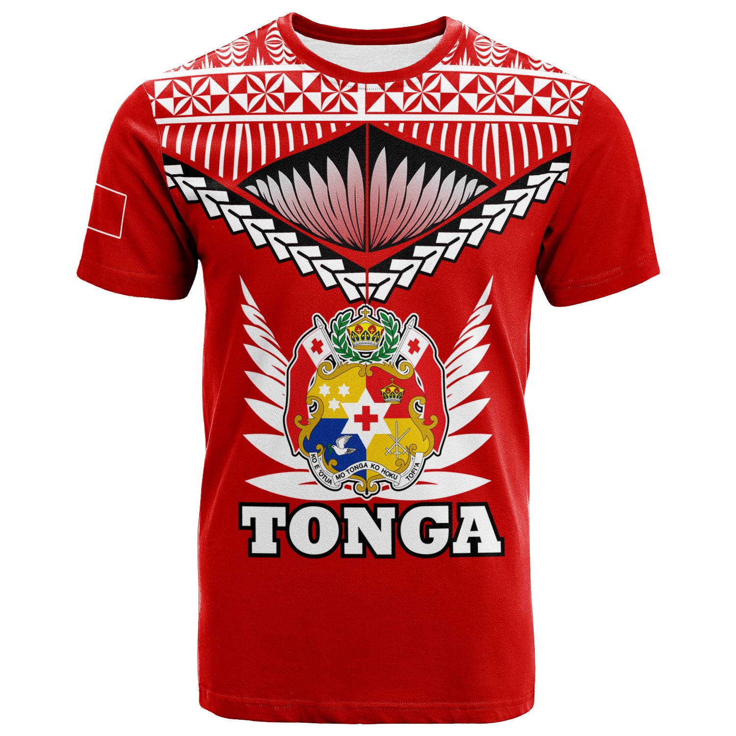 Tonga T Shirt Tongan Pride LT12 Unisex Red - Polynesian Pride