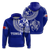 Tonga Hoodie Tongan Blue Turtle LT12 Hoodie Blue - Polynesian Pride