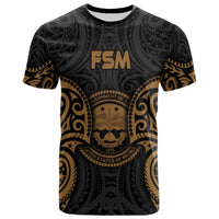 Federated States of Micronesia T Shirt FSM Spirit Gold Unisex Gold - Polynesian Pride